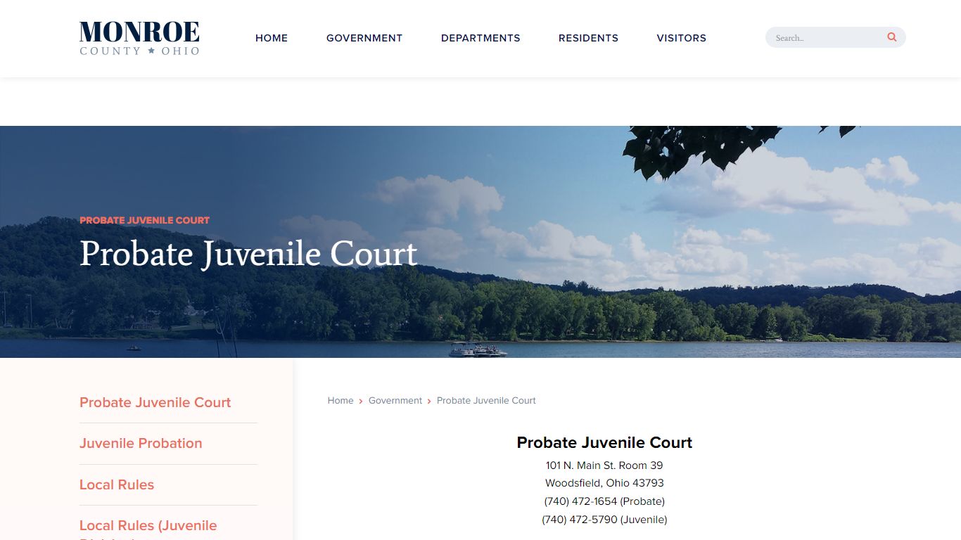 Probate Juvenile Court - Monroe County, Ohio